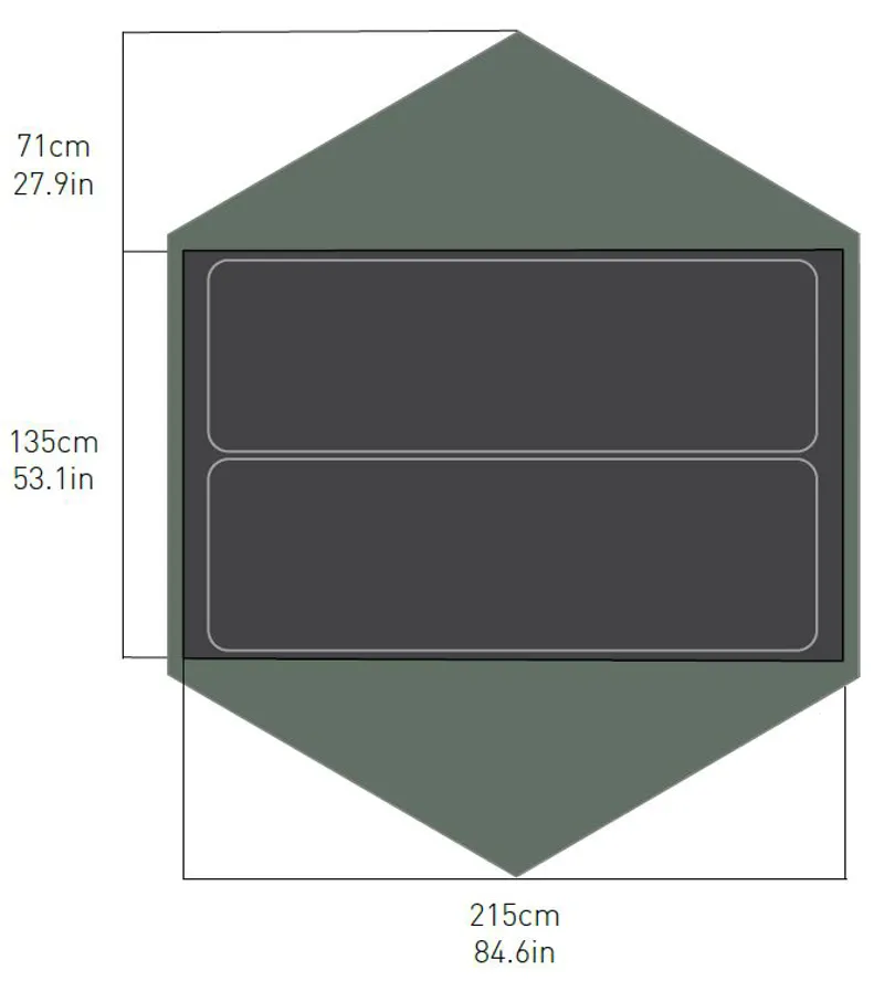 Sea To Summit Ikos TR2 Tent - Laurel Wreath-1